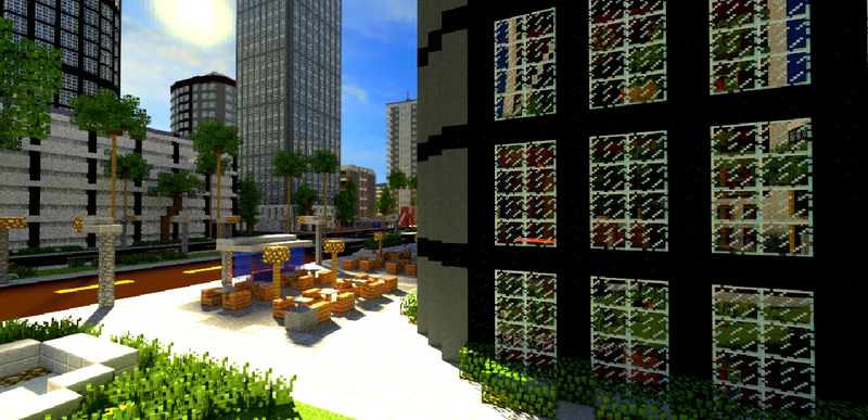 Illustration for article titled It's Fun To Explore the Minecraft Version of Los Angeles
